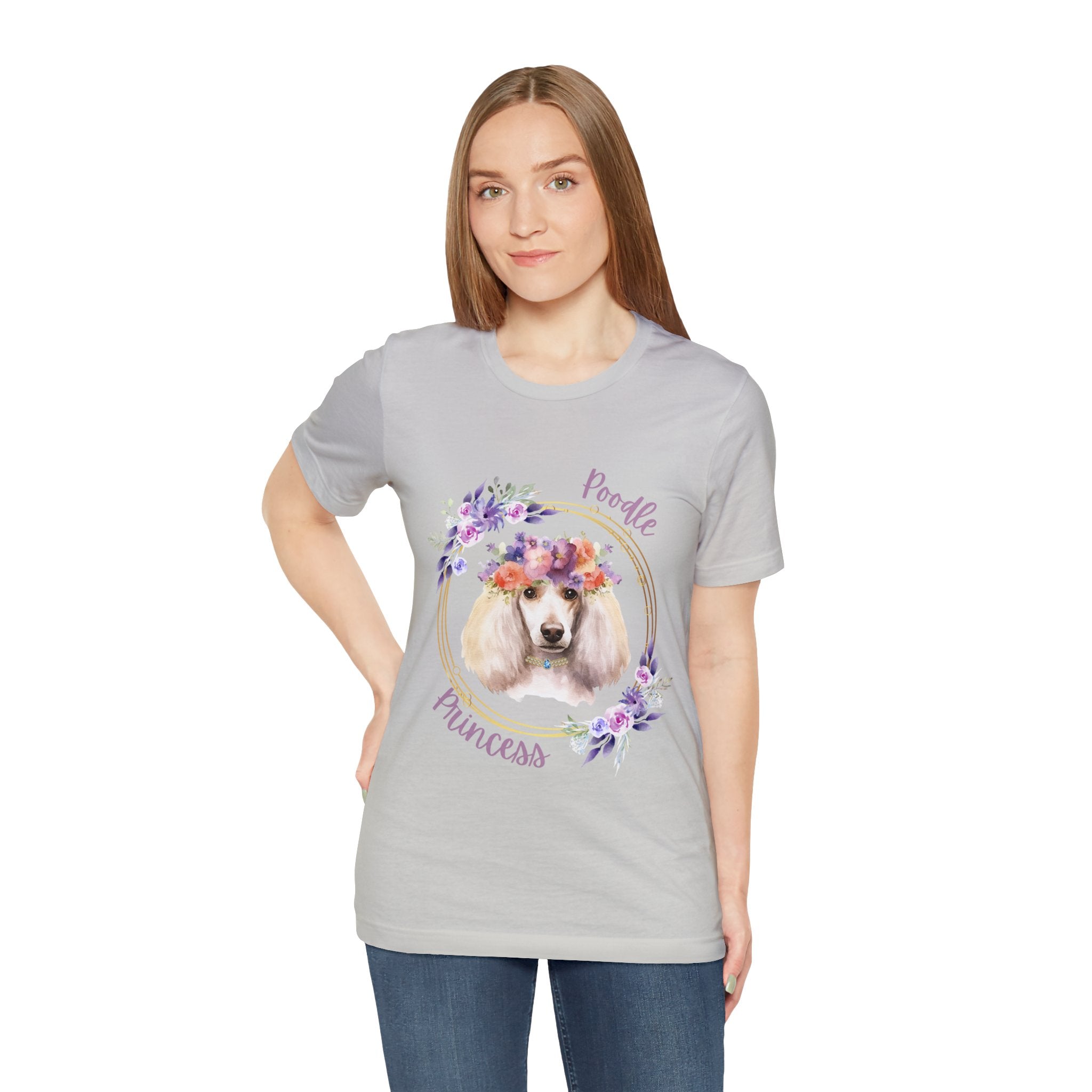 POODLE Princess Unisex Jersey Short Sleeve Tee - Poodle Princess