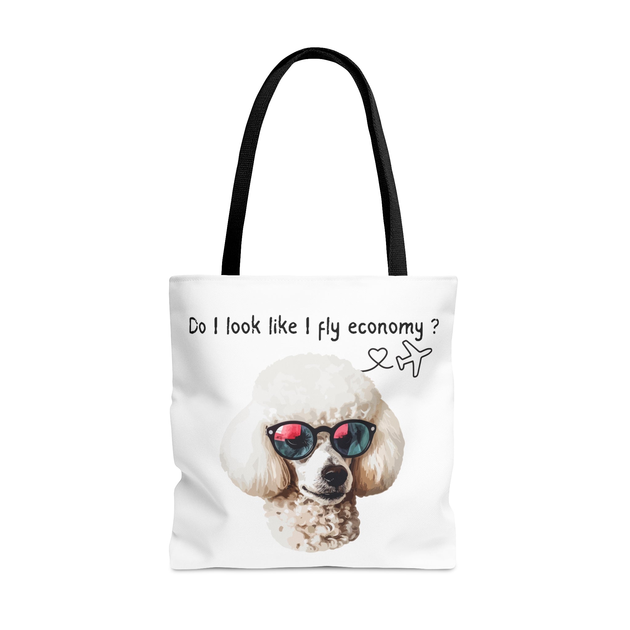 POODLE Tote Bag (AOP) - fly economy ?