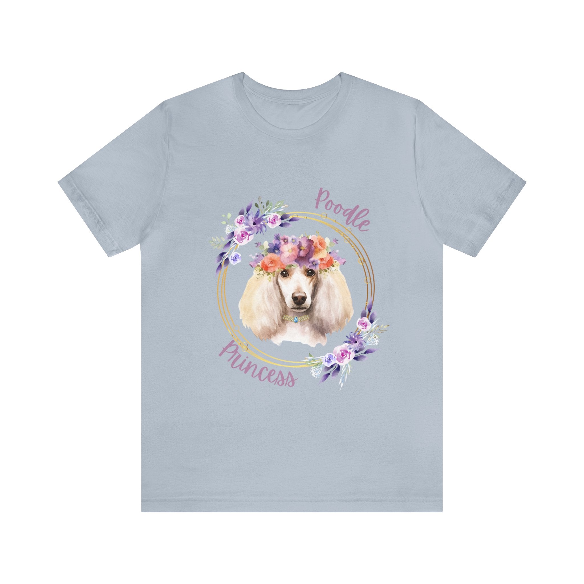 POODLE Princess Unisex Jersey Short Sleeve Tee - Poodle Princess