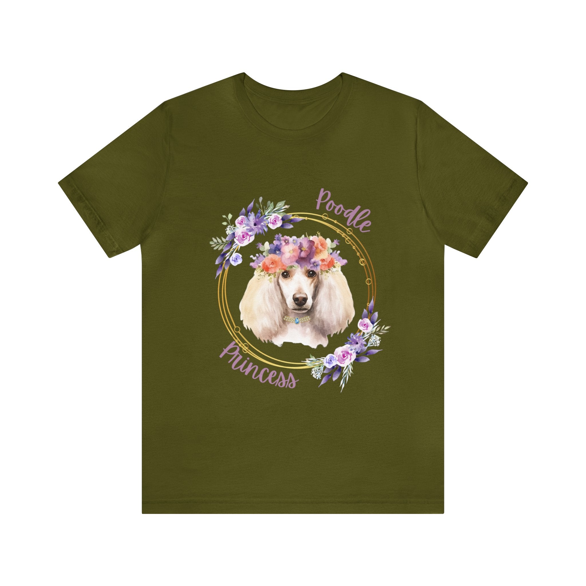 POODLE Princess Unisex Jersey Short Sleeve Tee - Poodle Princess