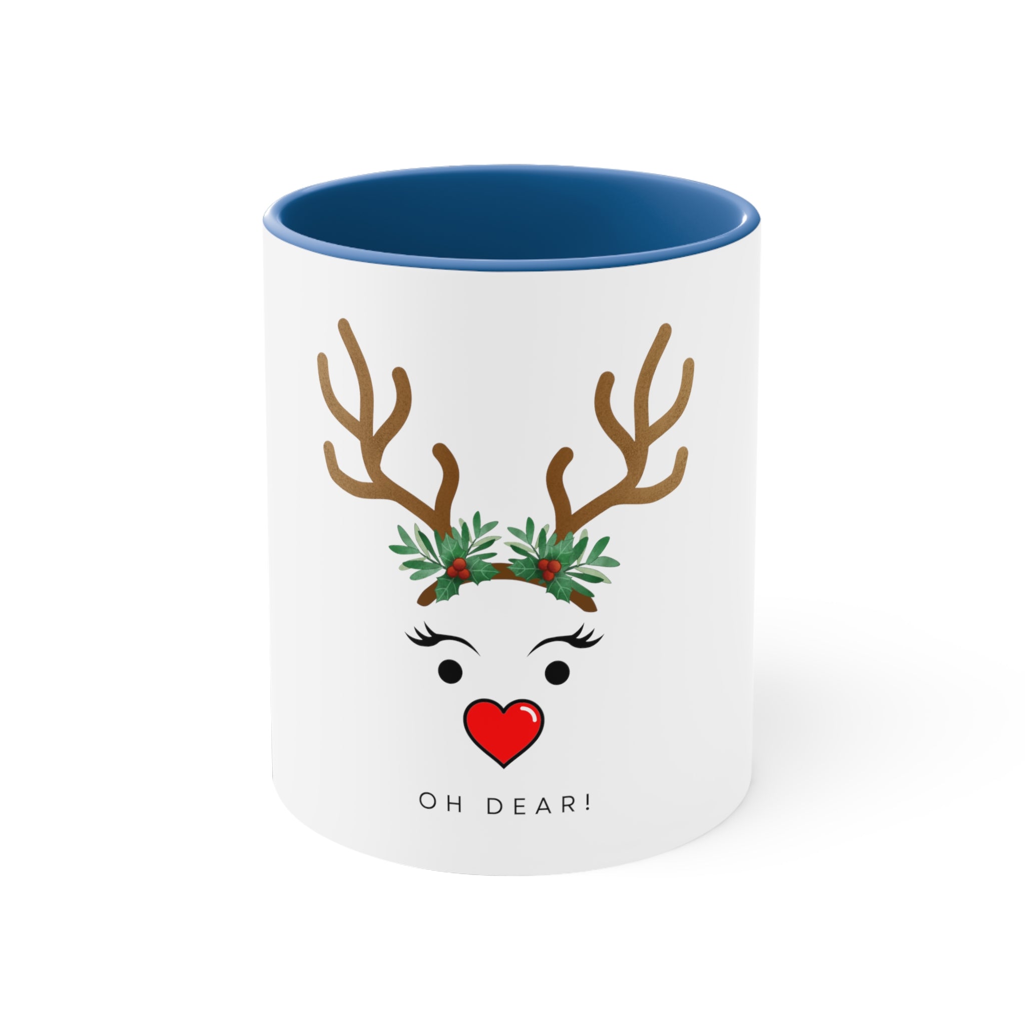 CHRISTMAS Reindeer Coffee Mug, 11oz - Oh Dear