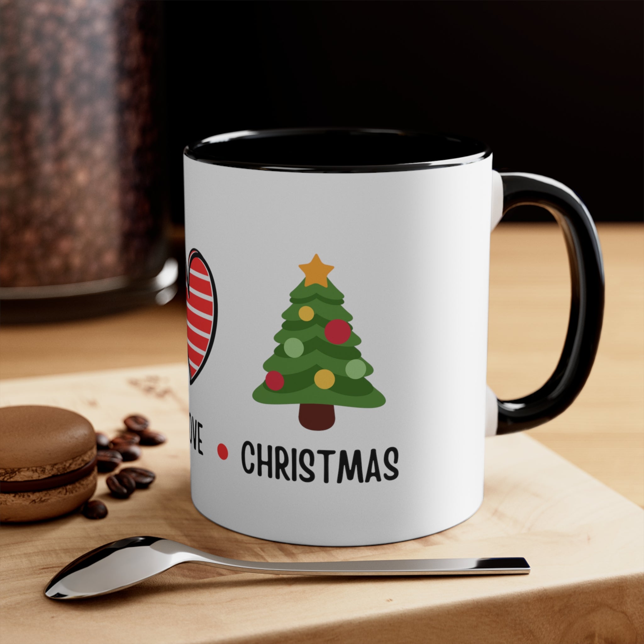 CHRISTMAS Coffee Mug, 11oz - Peace Love Christmas