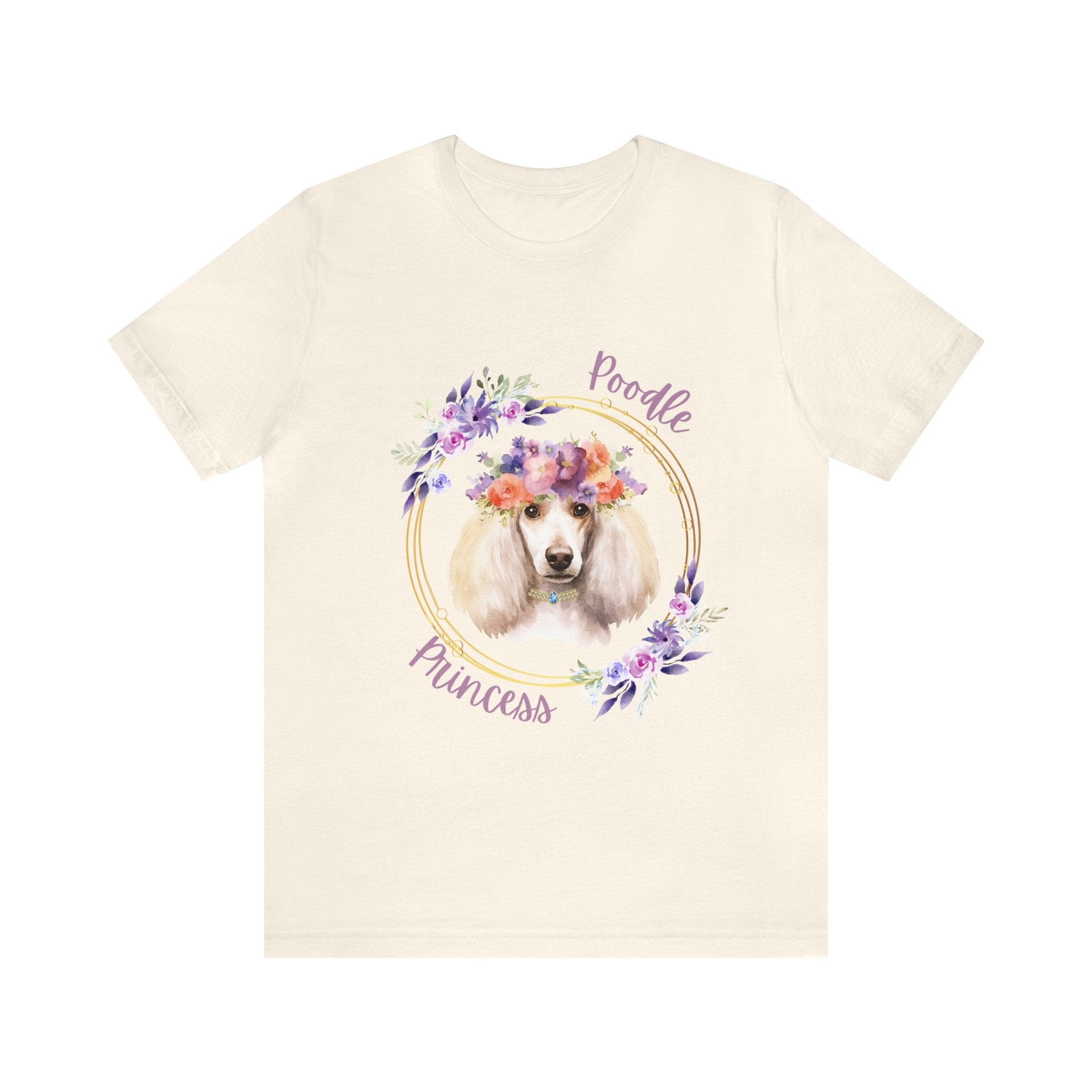 POODLE Princess Unisex Jersey Short Sleeve Tee - Poodle Princess