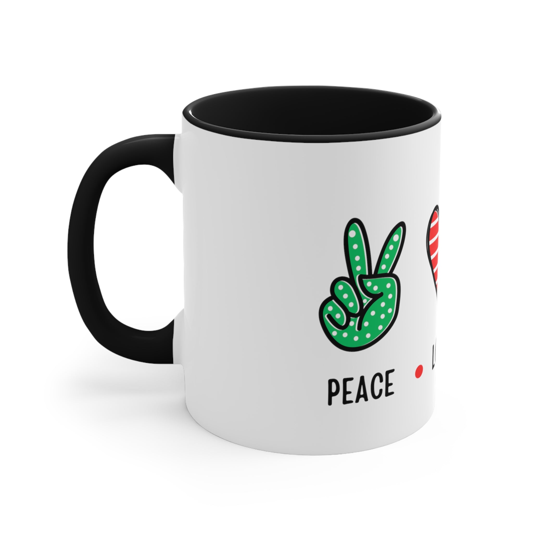 CHRISTMAS Coffee Mug, 11oz - Peace Love Christmas