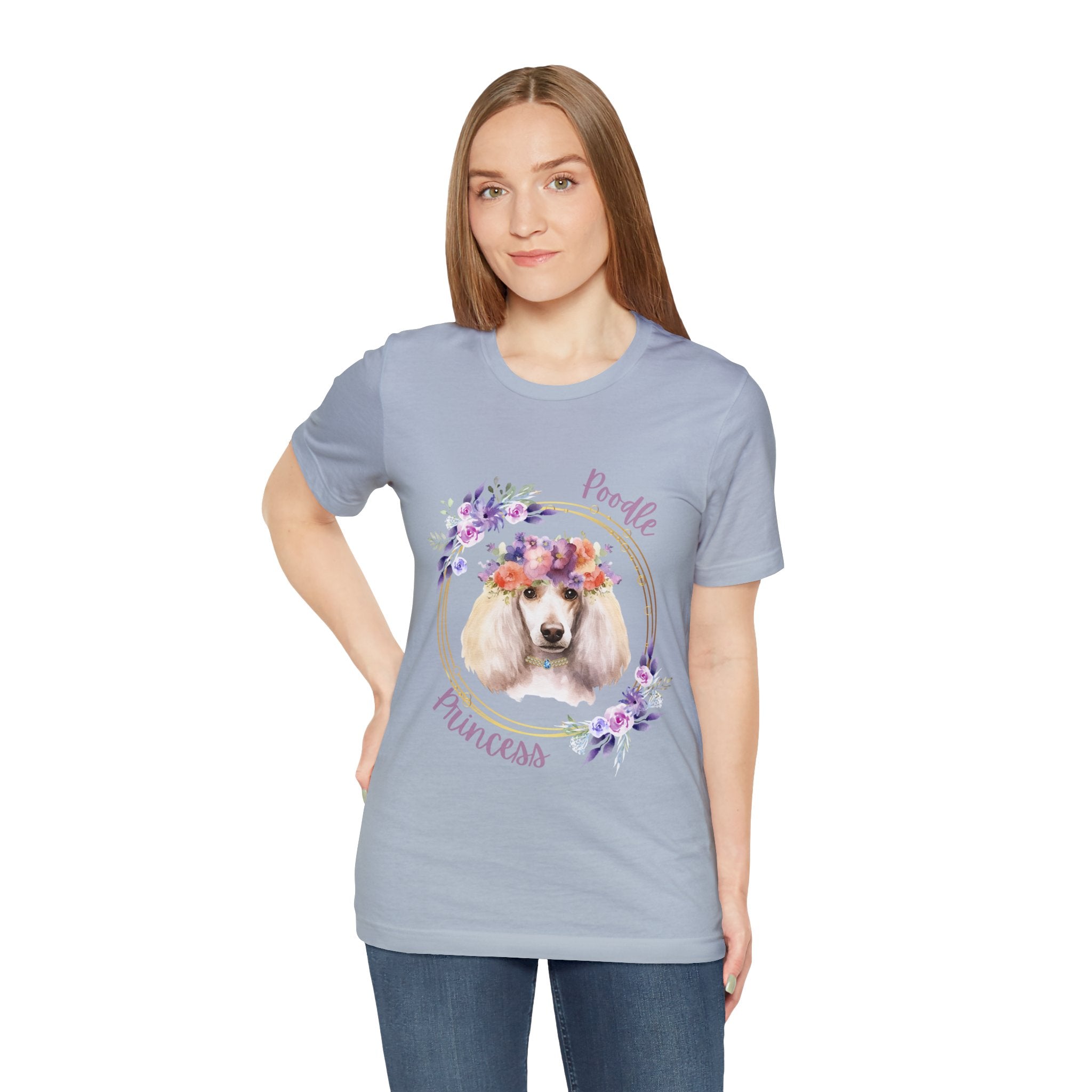 POODLE Princess Unisex Jersey Short Sleeve Tee - Poodle Princess