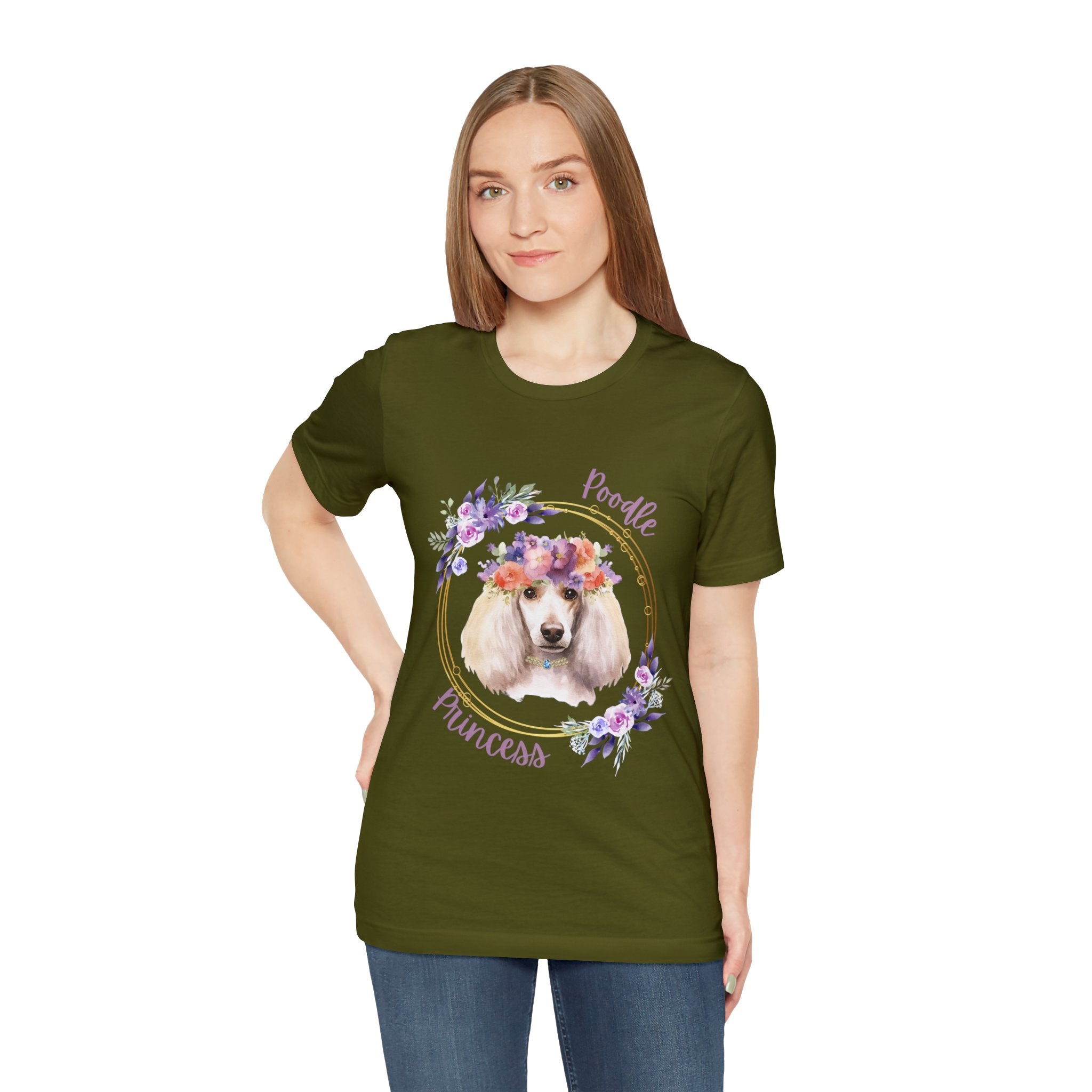 POODLE Princess Unisex Jersey Short Sleeve Tee - Poodle Princess