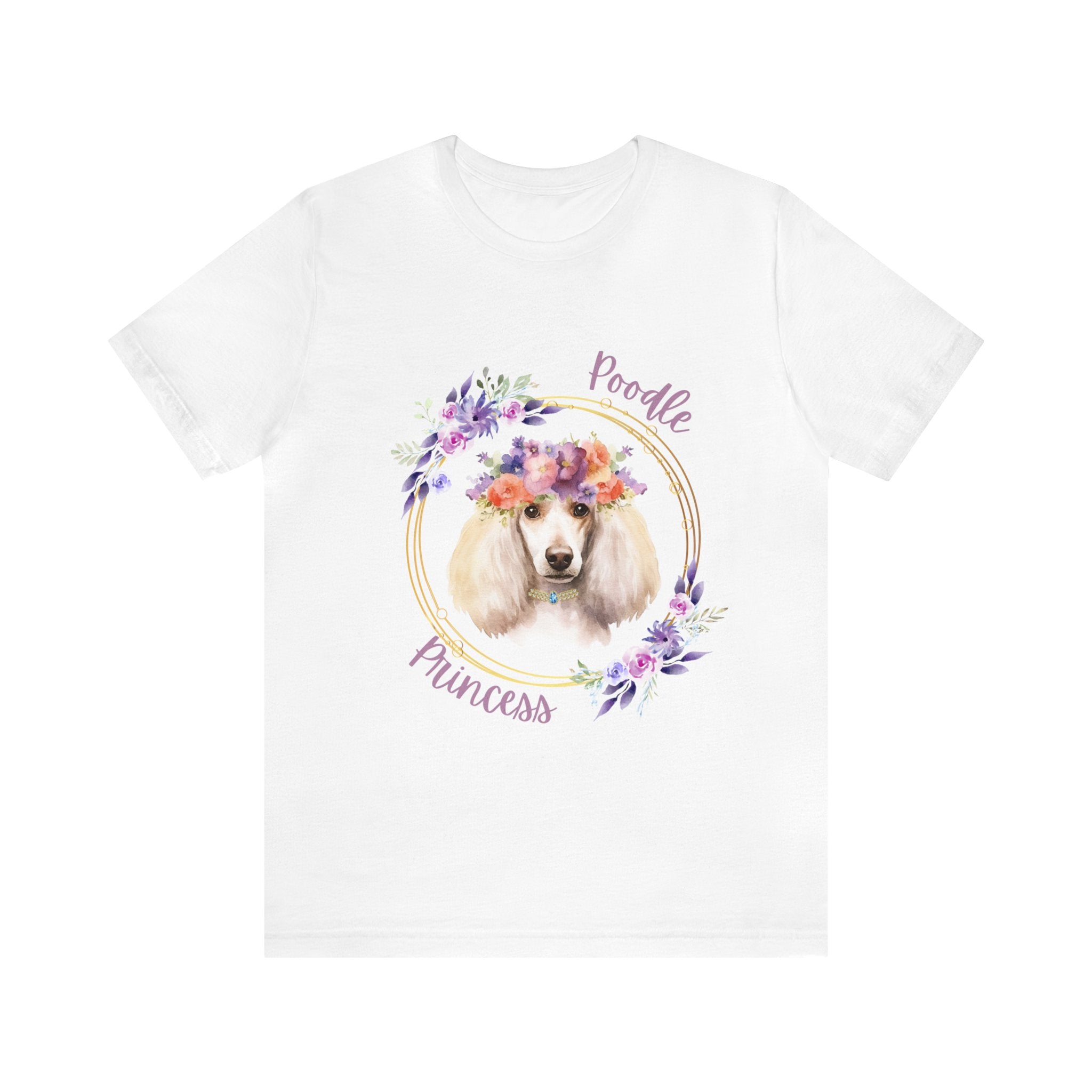 POODLE Princess Unisex Jersey Short Sleeve Tee - Poodle Princess