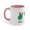 CHRISTMAS Coffee Mug, 11oz - Peace Love Christmas