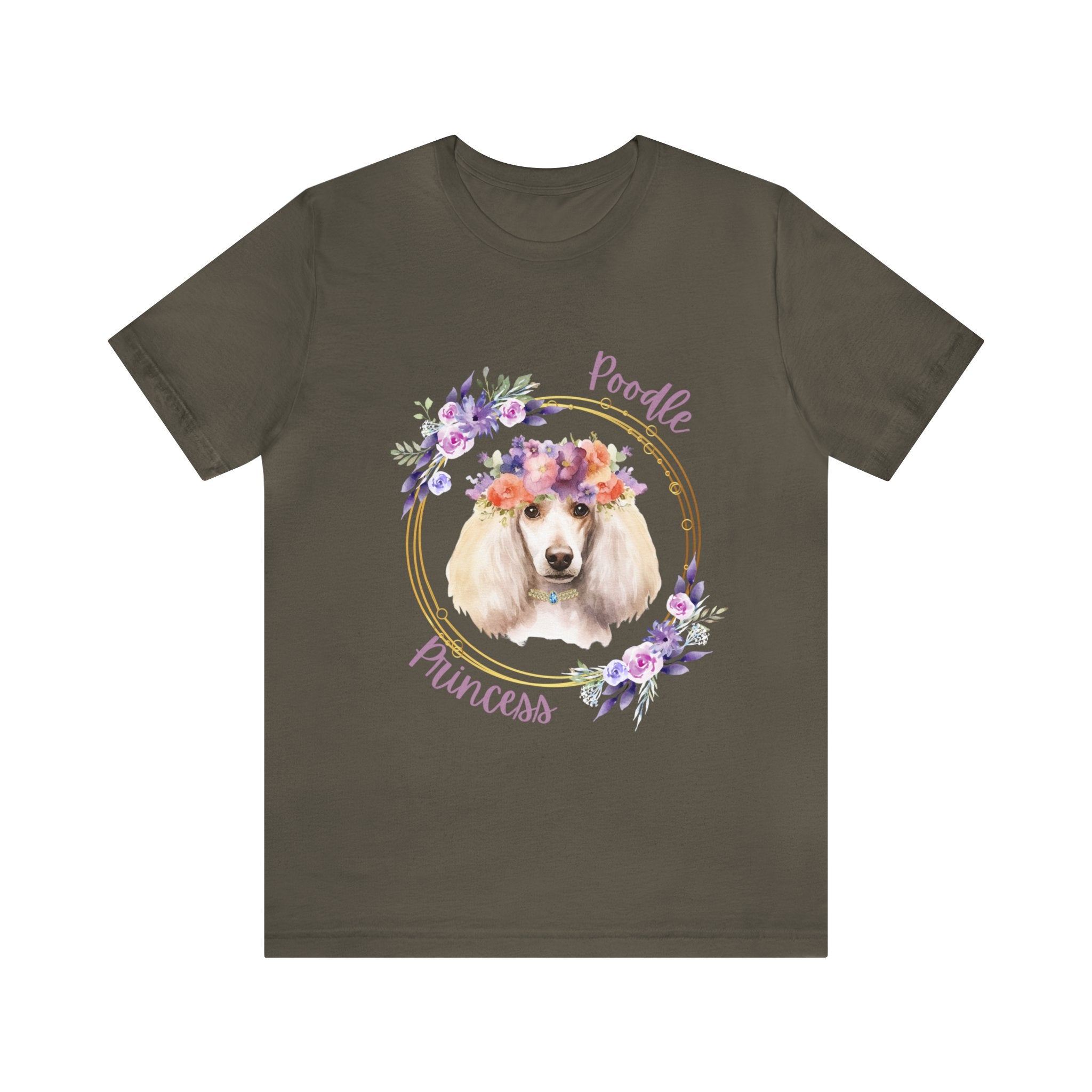 POODLE Princess Unisex Jersey Short Sleeve Tee - Poodle Princess